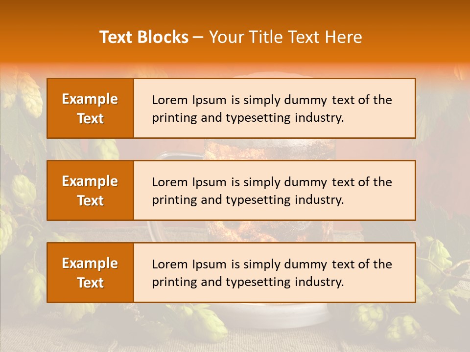 Lifestyle Brown Still Life PowerPoint Template