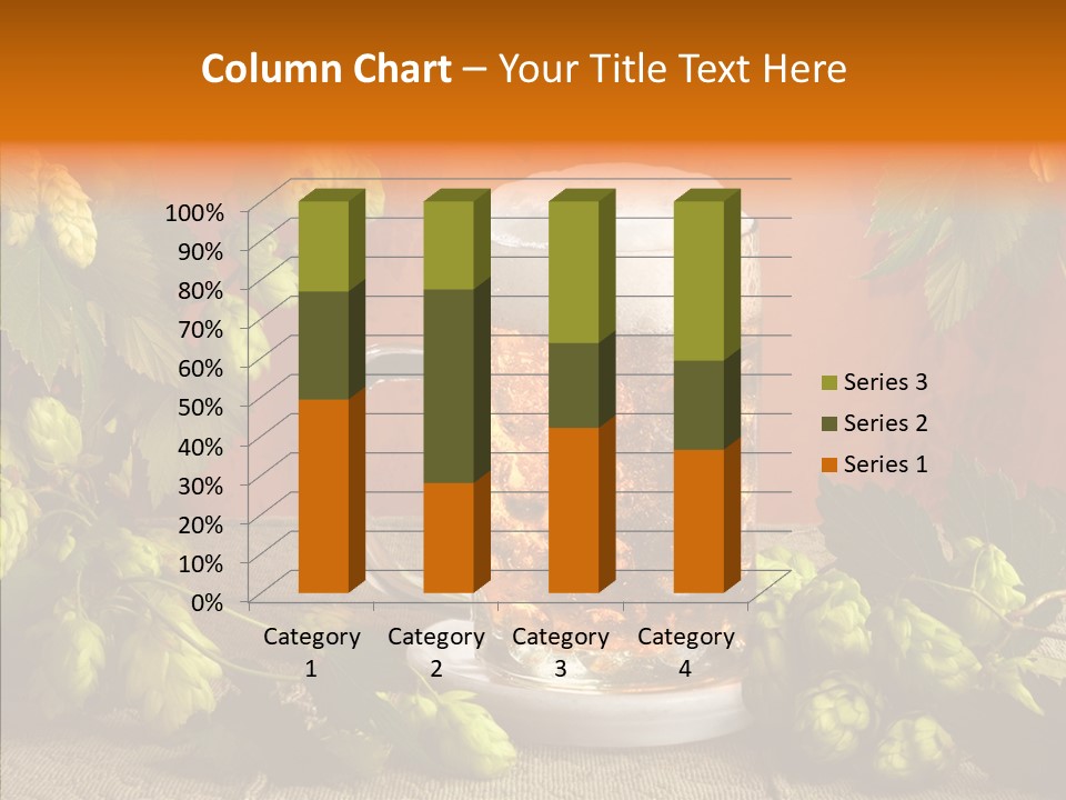 Lifestyle Brown Still Life PowerPoint Template