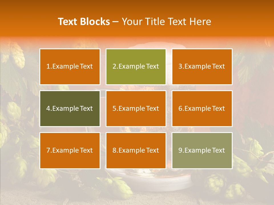 Lifestyle Brown Still Life PowerPoint Template