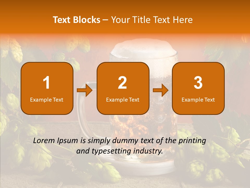 Lifestyle Brown Still Life PowerPoint Template