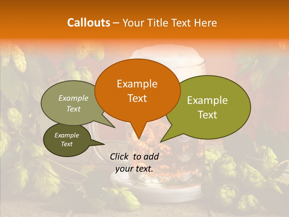 Lifestyle Brown Still Life PowerPoint Template