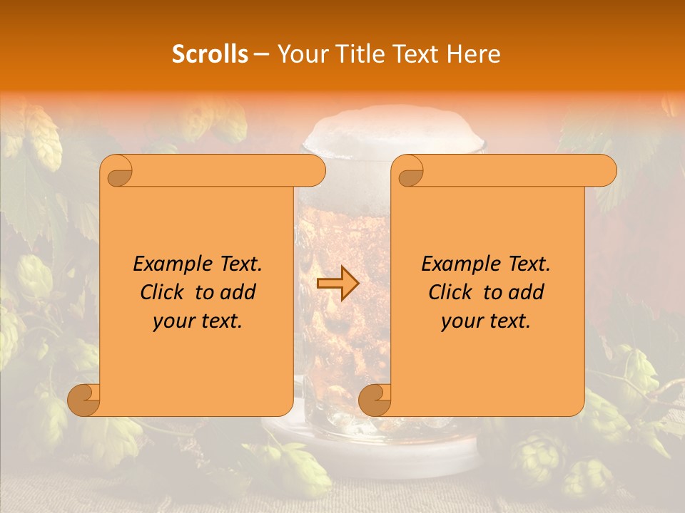 Lifestyle Brown Still Life PowerPoint Template