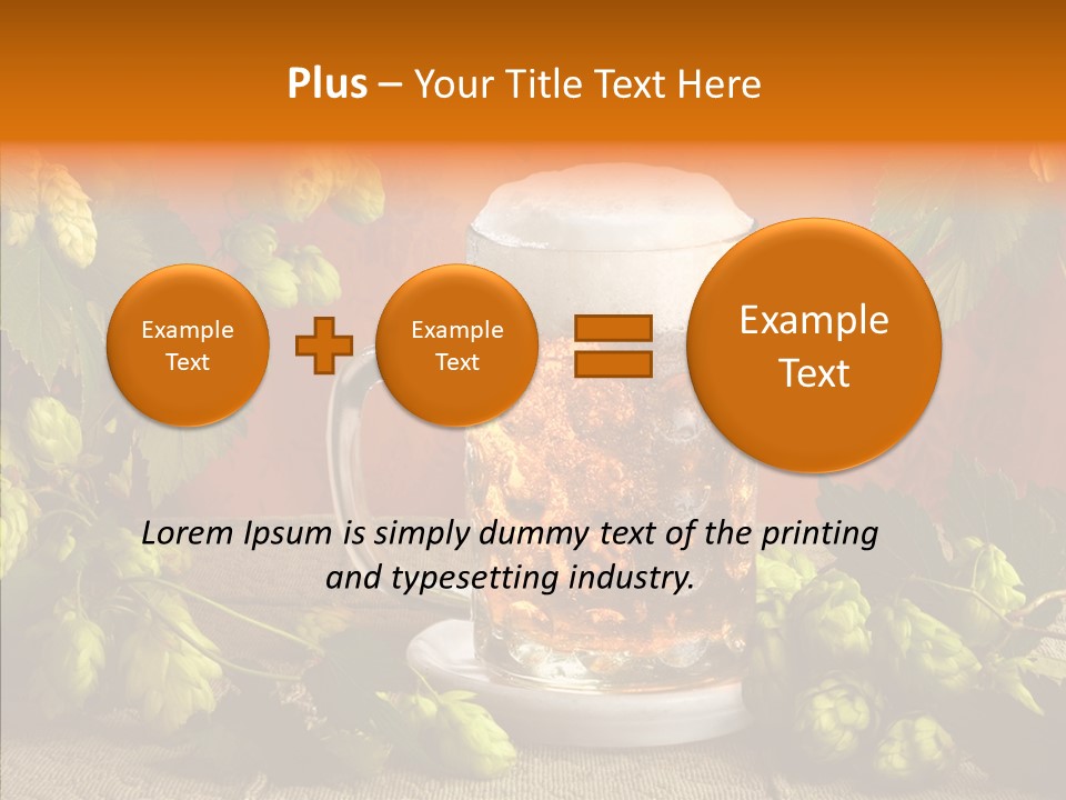 Lifestyle Brown Still Life PowerPoint Template