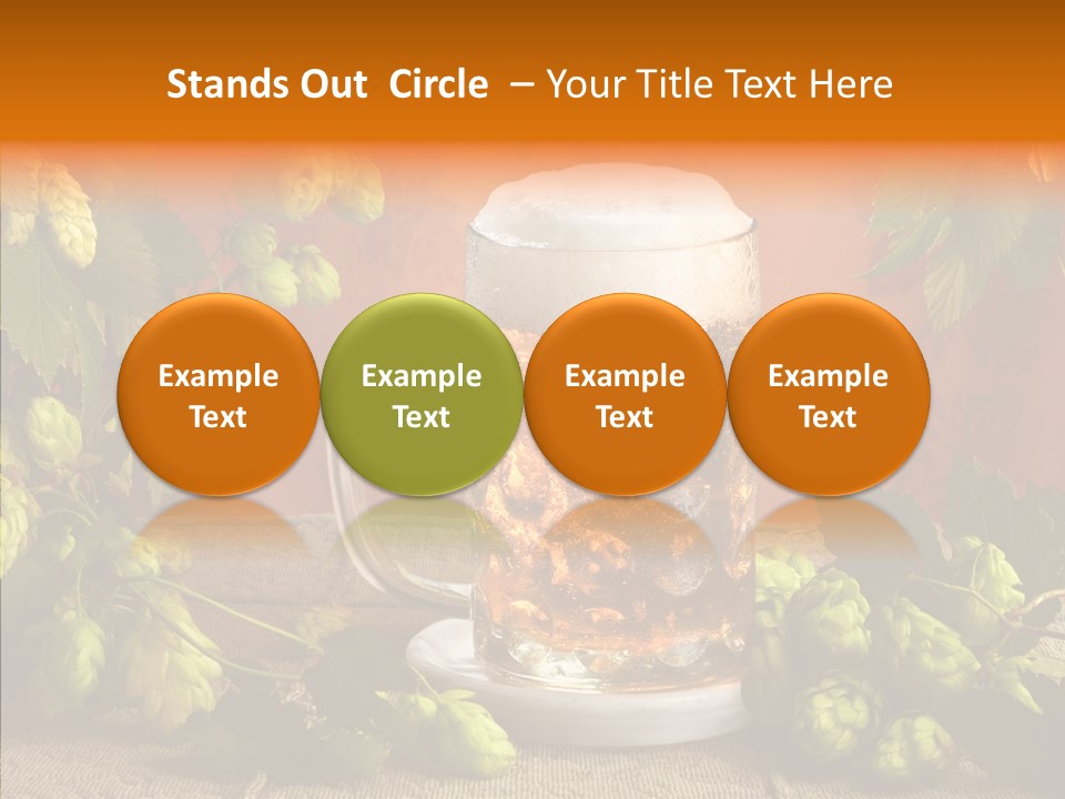 Lifestyle Brown Still Life PowerPoint Template