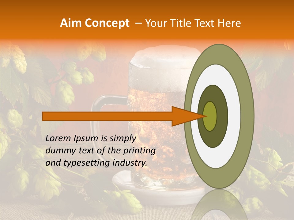 Lifestyle Brown Still Life PowerPoint Template