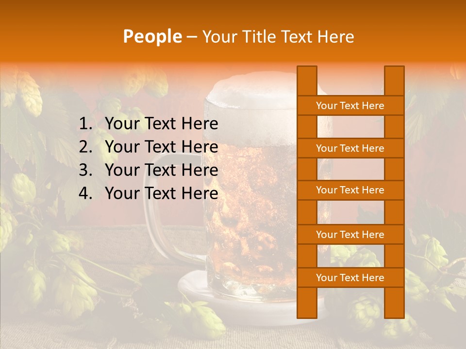 Lifestyle Brown Still Life PowerPoint Template