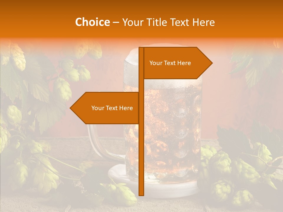 Lifestyle Brown Still Life PowerPoint Template