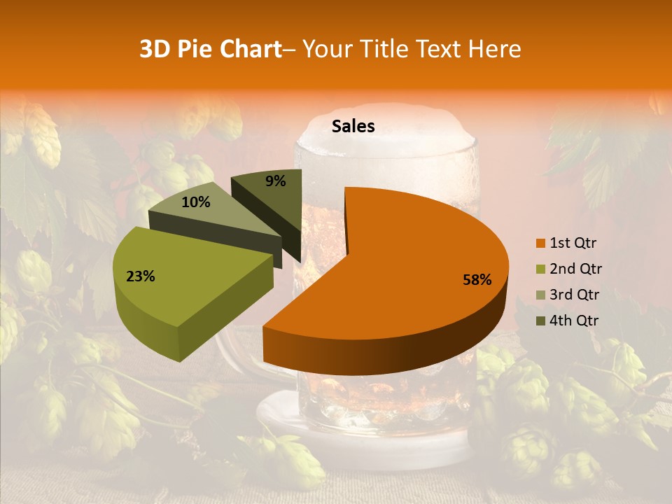 Lifestyle Brown Still Life PowerPoint Template