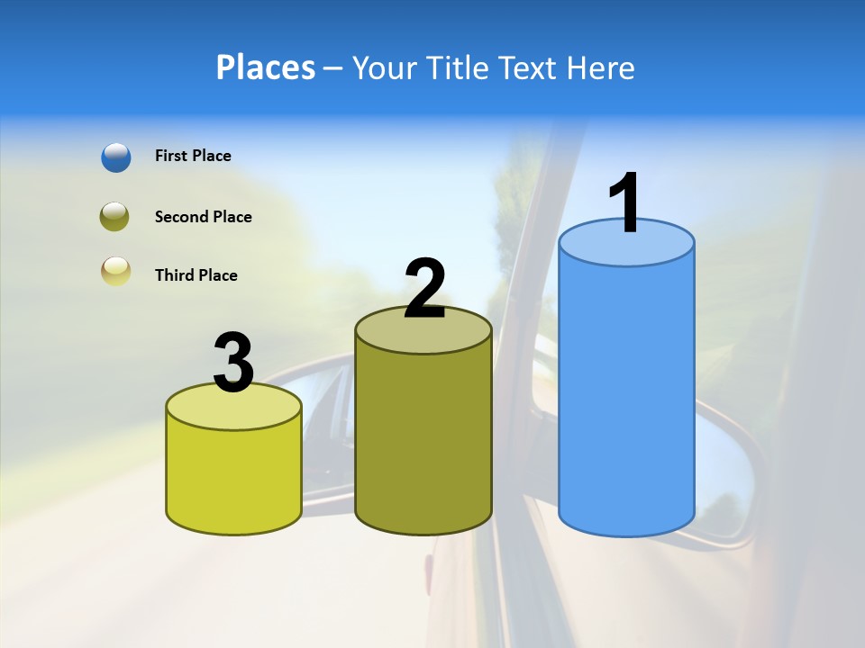 Mirror Zoom Blurred PowerPoint Template