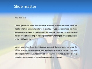 Mirror Zoom Blurred PowerPoint Template
