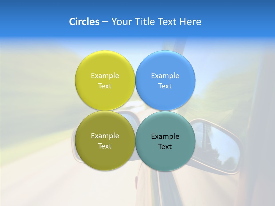 Mirror Zoom Blurred PowerPoint Template