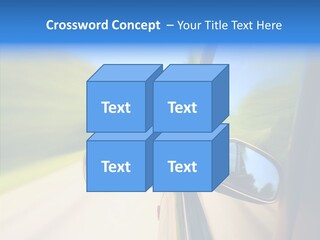 Mirror Zoom Blurred PowerPoint Template