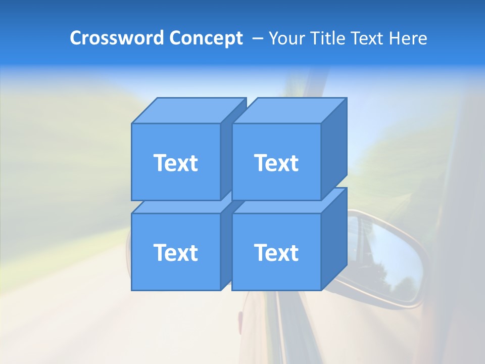 Mirror Zoom Blurred PowerPoint Template