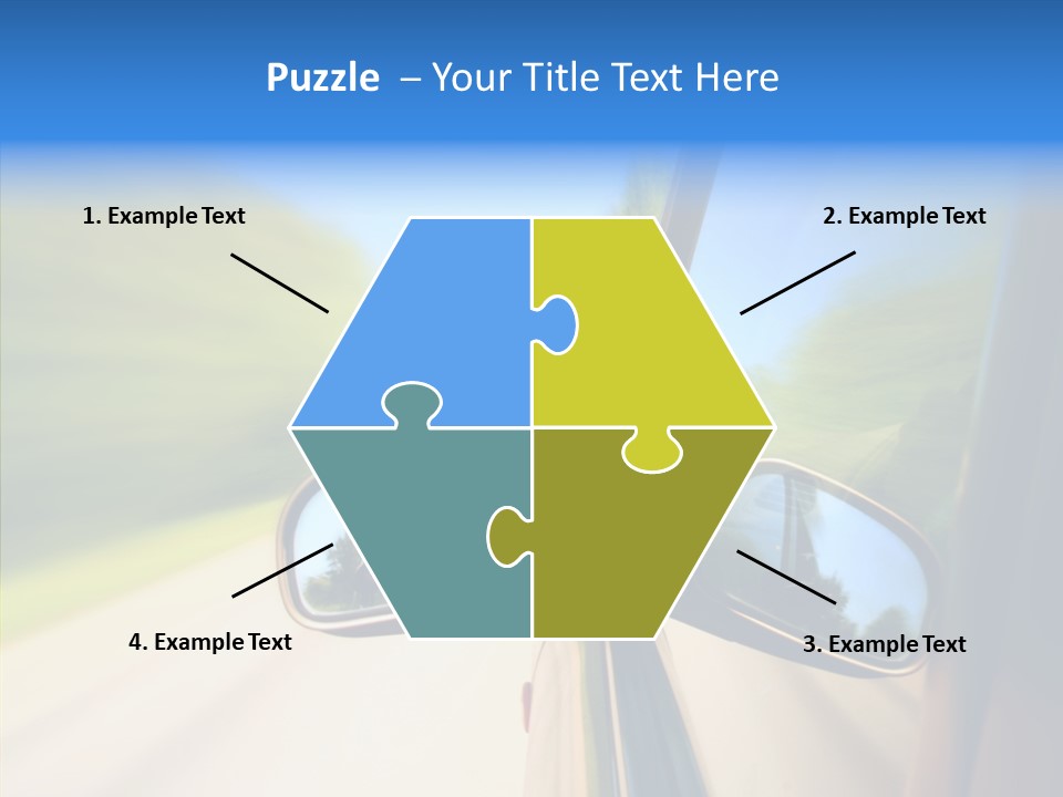 Mirror Zoom Blurred PowerPoint Template