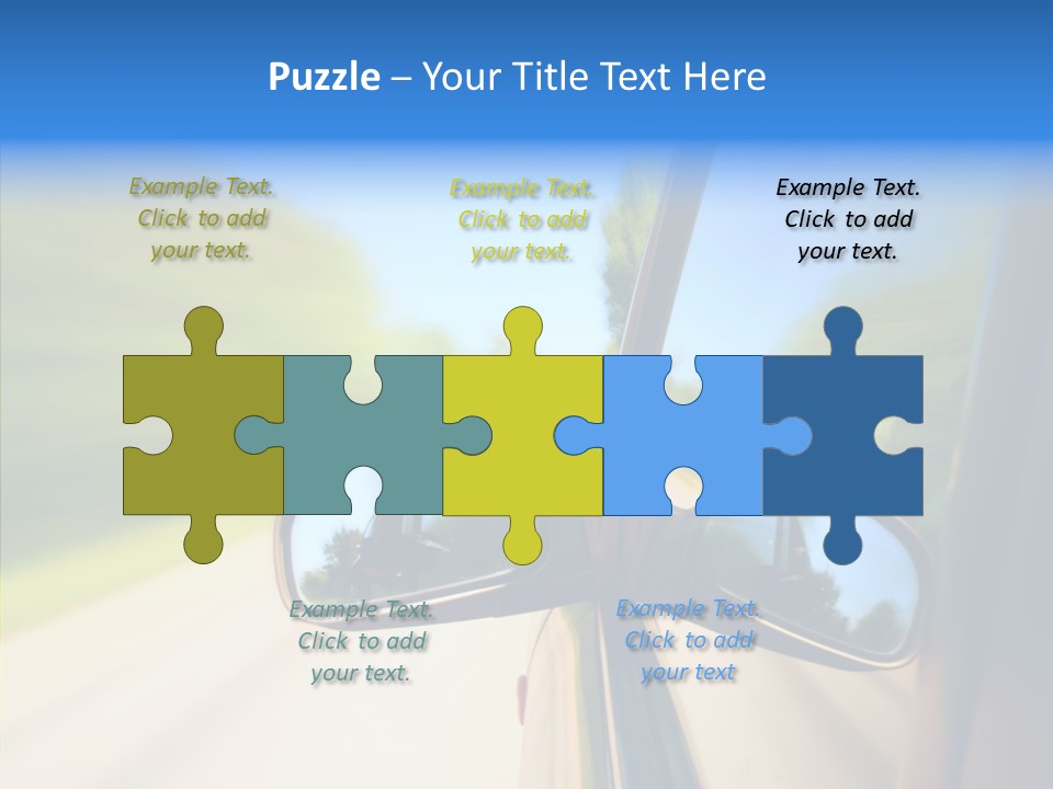 Mirror Zoom Blurred PowerPoint Template