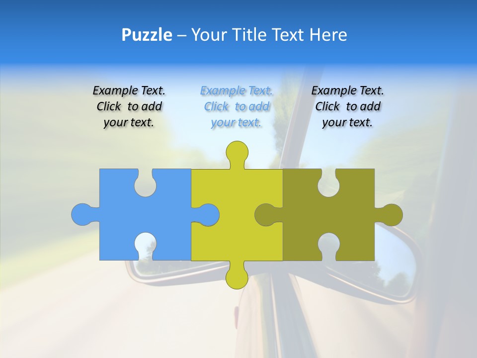 Mirror Zoom Blurred PowerPoint Template