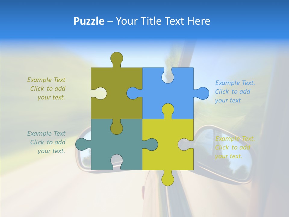 Mirror Zoom Blurred PowerPoint Template