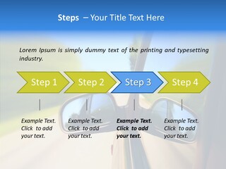 Mirror Zoom Blurred PowerPoint Template