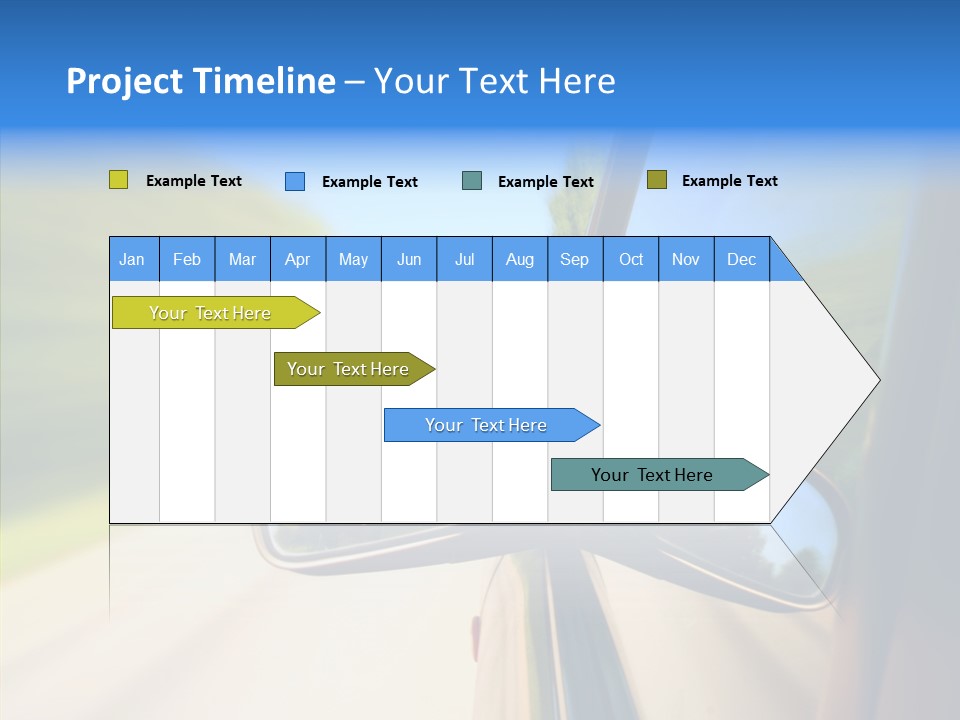 Mirror Zoom Blurred PowerPoint Template