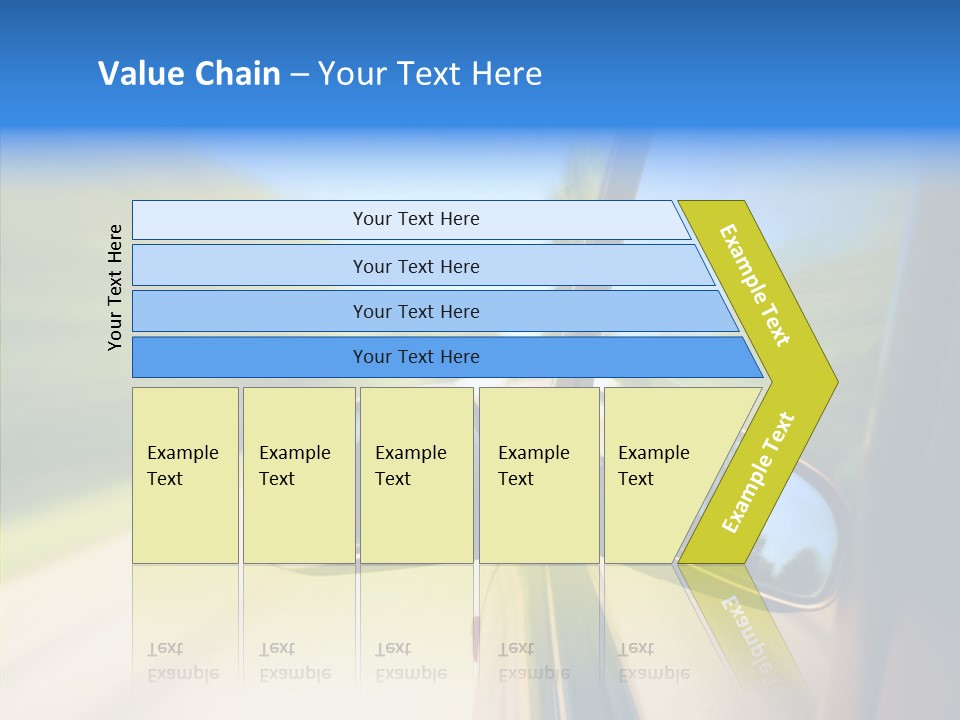 Mirror Zoom Blurred PowerPoint Template