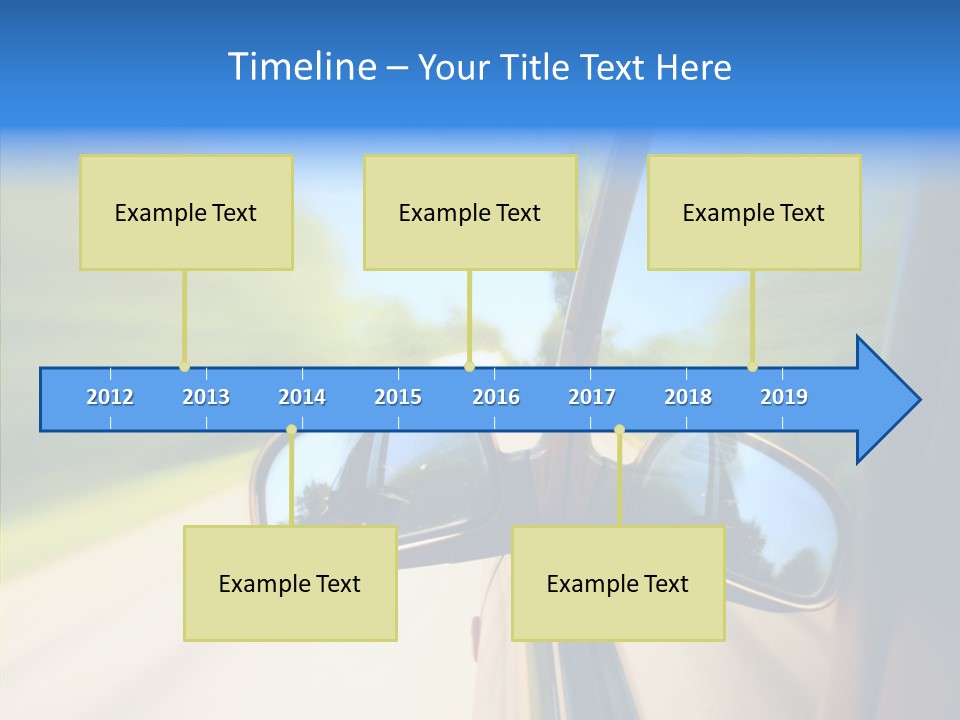 Mirror Zoom Blurred PowerPoint Template