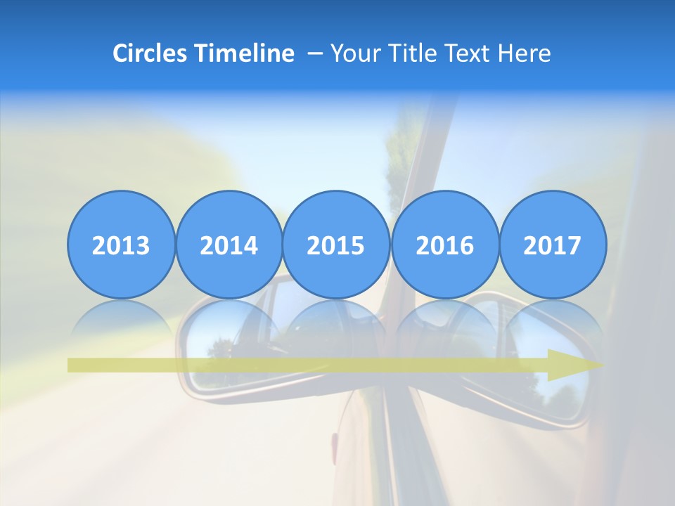 Mirror Zoom Blurred PowerPoint Template