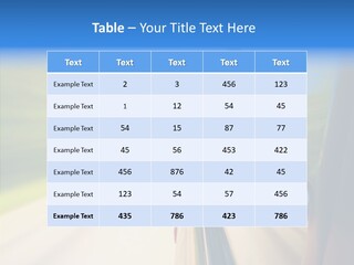 Mirror Zoom Blurred PowerPoint Template