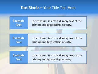 Mirror Zoom Blurred PowerPoint Template