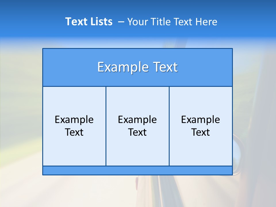 Mirror Zoom Blurred PowerPoint Template