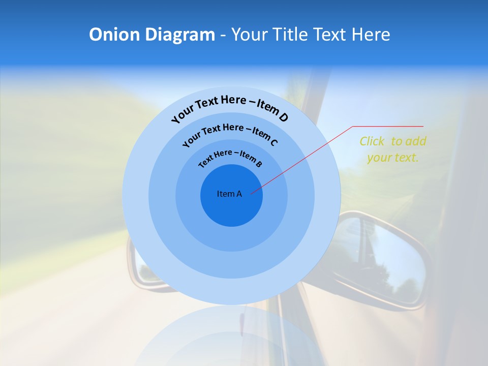 Mirror Zoom Blurred PowerPoint Template