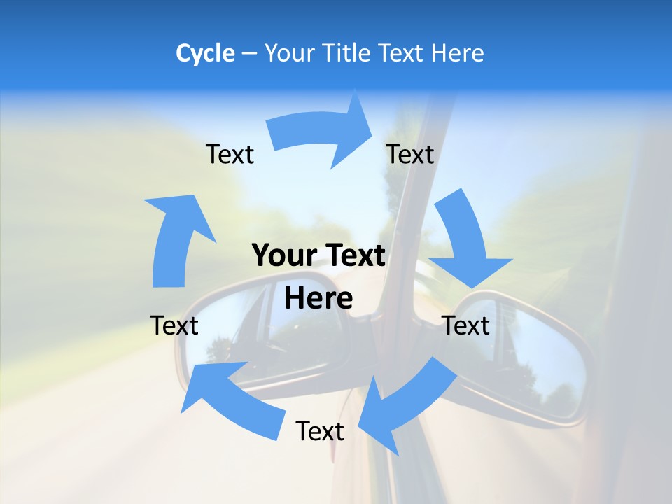 Mirror Zoom Blurred PowerPoint Template