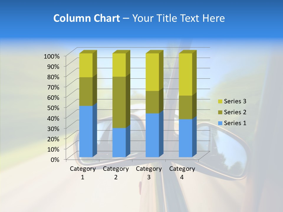 Mirror Zoom Blurred PowerPoint Template