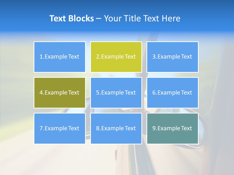 Mirror Zoom Blurred PowerPoint Template
