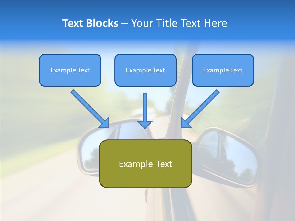 Mirror Zoom Blurred PowerPoint Template