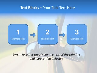 Mirror Zoom Blurred PowerPoint Template