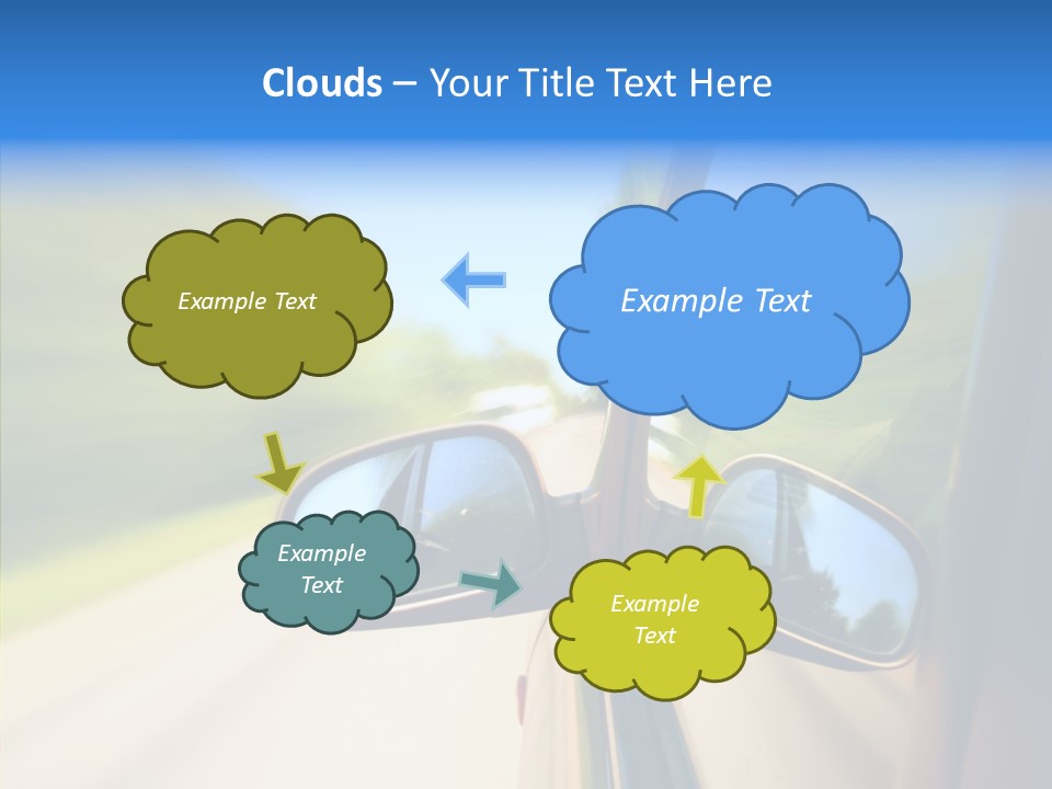 Mirror Zoom Blurred PowerPoint Template