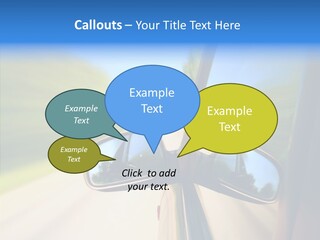 Mirror Zoom Blurred PowerPoint Template