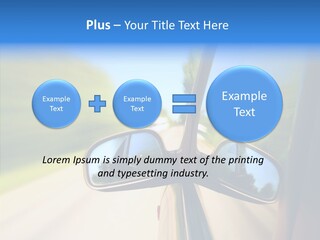Mirror Zoom Blurred PowerPoint Template