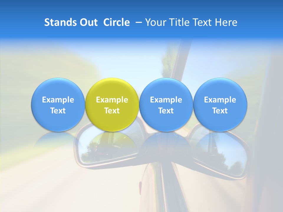 Mirror Zoom Blurred PowerPoint Template