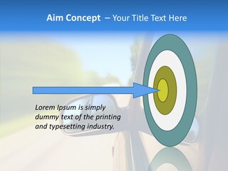 Mirror Zoom Blurred PowerPoint Template