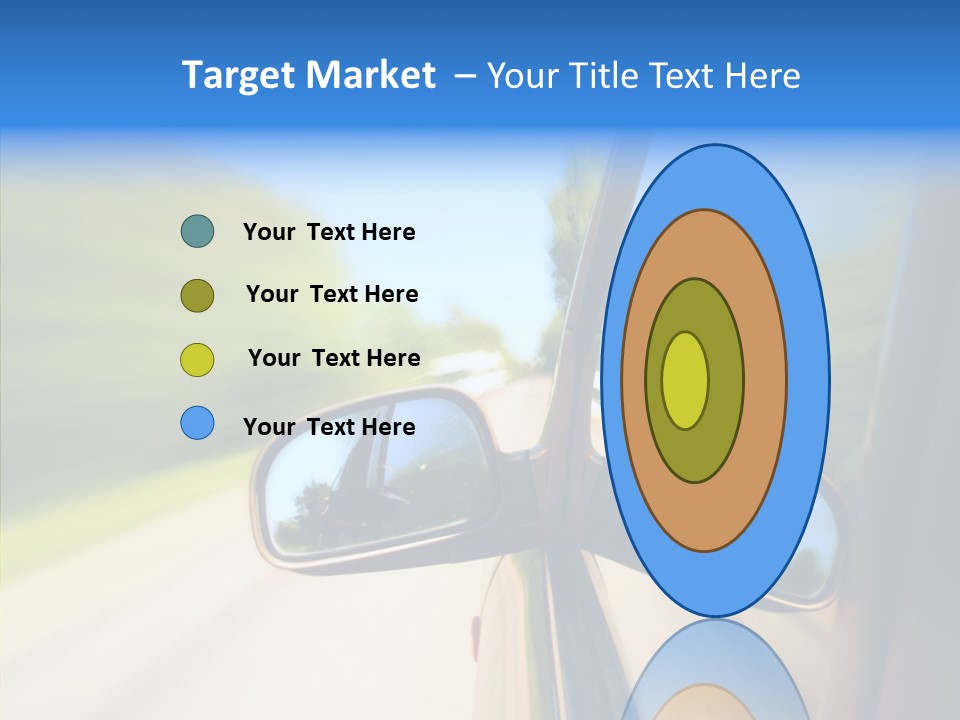 Mirror Zoom Blurred PowerPoint Template
