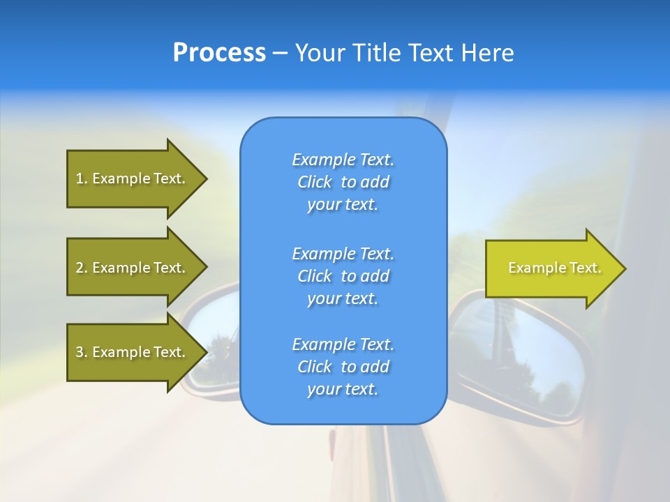 Mirror Zoom Blurred PowerPoint Template