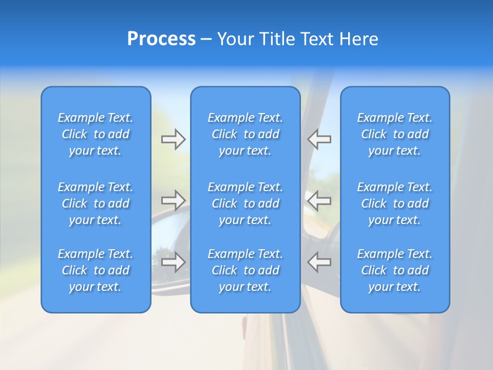 Mirror Zoom Blurred PowerPoint Template