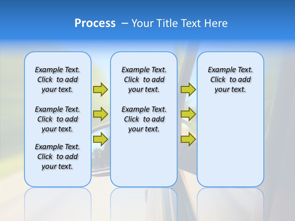 Mirror Zoom Blurred PowerPoint Template