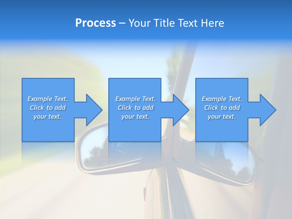 Mirror Zoom Blurred PowerPoint Template
