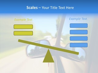 Mirror Zoom Blurred PowerPoint Template