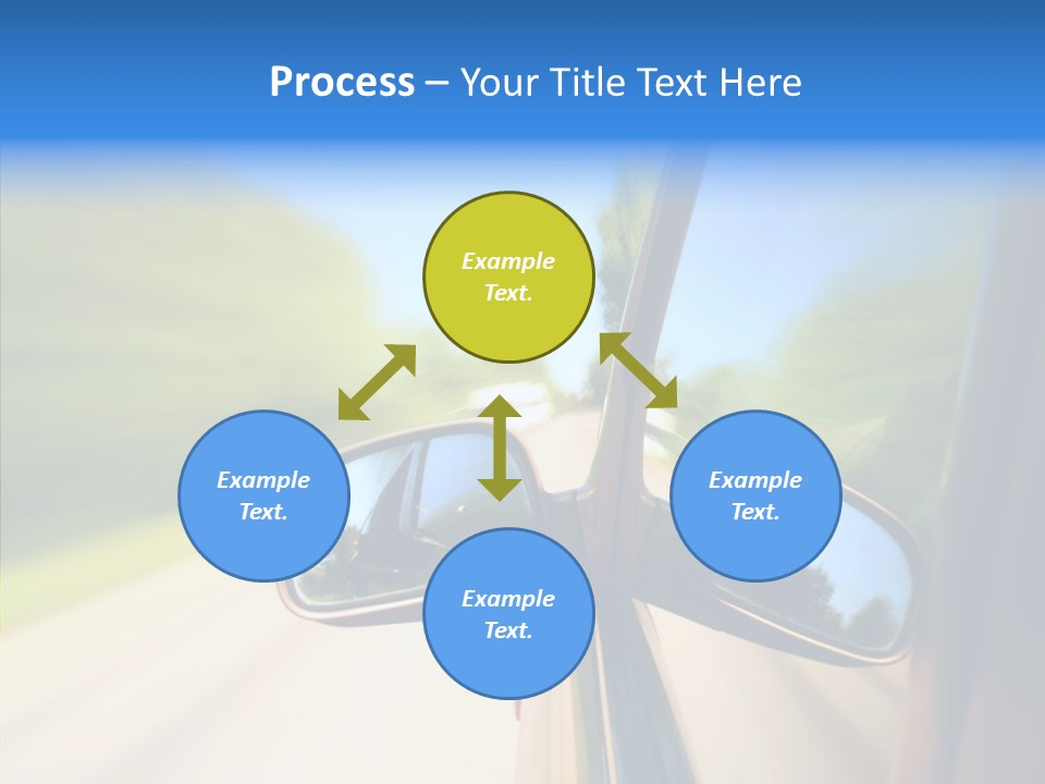 Mirror Zoom Blurred PowerPoint Template