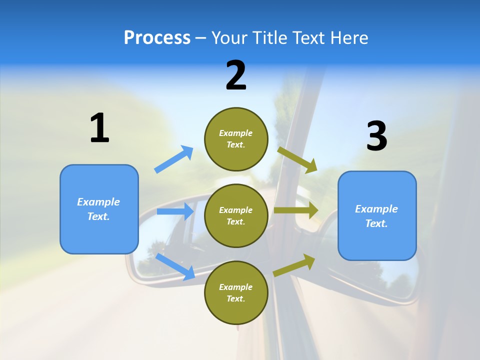 Mirror Zoom Blurred PowerPoint Template