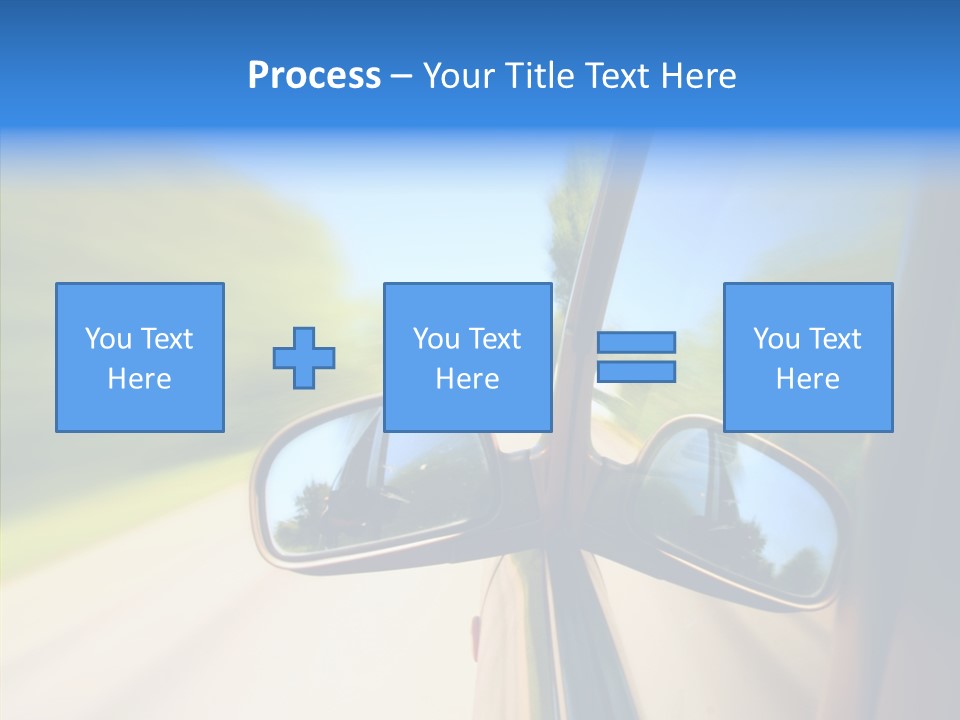 Mirror Zoom Blurred PowerPoint Template