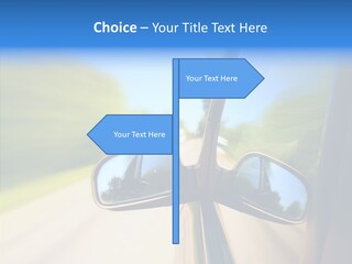Mirror Zoom Blurred PowerPoint Template